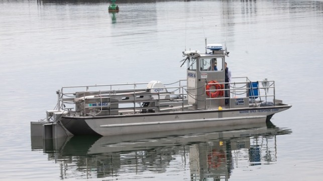 Sea Machines demuestra el primer skimmer de aceite autonomo del