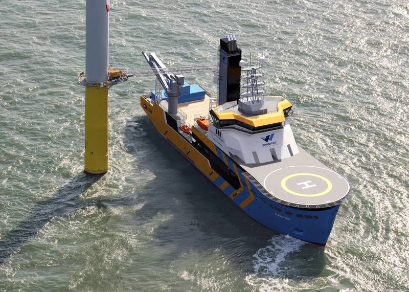 Windcat encarga dos CSOV impulsados ​​por hidrogeno a Damen Shipyards